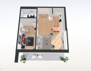 Appartement 2 chambres à vendre dans Cluj-napoca, zone Borhanci