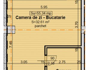 Lakás 2 szobák eladó on Cluj-napoca, Zóna Baciu