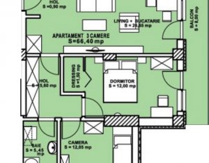 Appartement 3 chambres à vendre dans Cluj-napoca, zone Zorilor