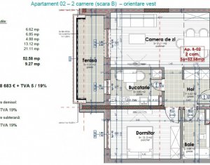 Appartement 2 chambres à vendre dans Cluj-napoca, zone Gheorgheni