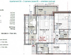 Appartement 3 chambres à vendre dans Cluj-napoca, zone Gheorgheni