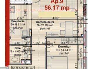 Appartement 2 chambres à vendre dans Cluj-napoca, zone Centru