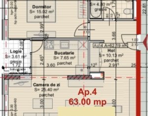 Appartement 2 chambres à vendre dans Cluj-napoca, zone Centru