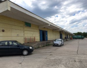 Vanzare teren industrial Baciu 12.207mp, hala 4500mp, birouri, curte betonata 