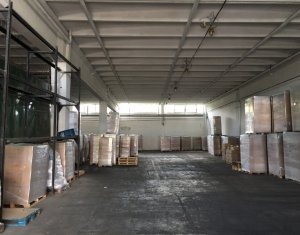 Vanzare teren industrial Baciu 12.207mp, hala 4500mp, birouri, curte betonata 