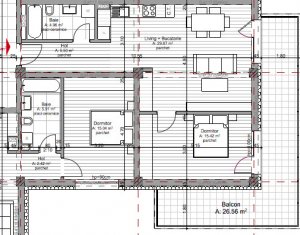 Lakás 2 szobák eladó on Cluj-napoca, Zóna Borhanci