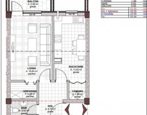 , 42m2 on Cluj-napoca, Zóna Baciu