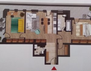 Lakás 3 szobák eladó on Cluj-napoca, Zóna Buna Ziua