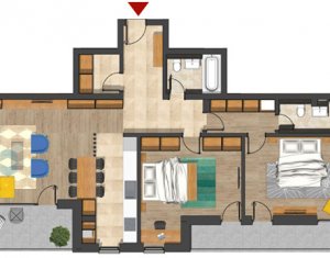 Lakás 3 szobák eladó on Cluj-napoca, Zóna Buna Ziua