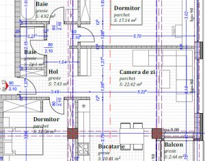 Lakás 3 szobák eladó on Cluj-napoca, Zóna Baciu