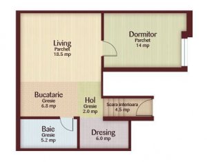 , 52.5m2 on Floresti