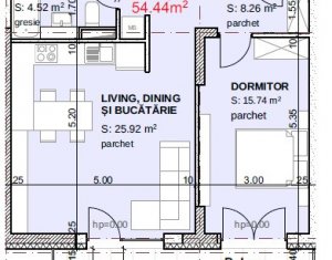 Lakás 2 szobák eladó on Cluj-napoca, Zóna Gheorgheni