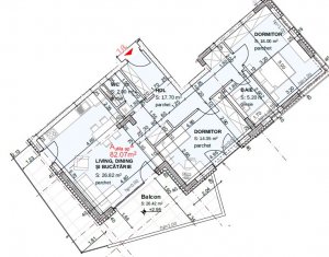 Lakás 3 szobák eladó on Cluj-napoca, Zóna Gheorgheni