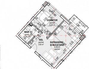 , 43.19m2 on Cluj-napoca, Zóna Dambul Rotund