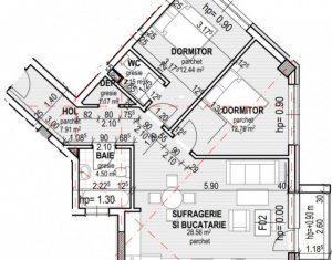 , 69.49m2 on Cluj-napoca, Zóna Dambul Rotund