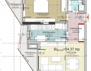 Lakás 2 szobák eladó on Cluj-napoca, Zóna Gheorgheni