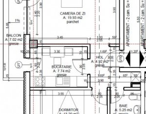 Lakás 2 szobák eladó on Cluj-napoca, Zóna Buna Ziua