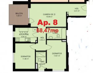 , 68.5m2 on Cluj-napoca, Zóna Buna Ziua