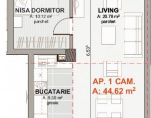 Lakás 1 szobák eladó on Cluj-napoca, Zóna Marasti