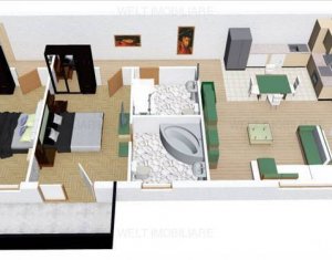 Lakás 3 szobák eladó on Cluj-napoca, Zóna Dambul Rotund