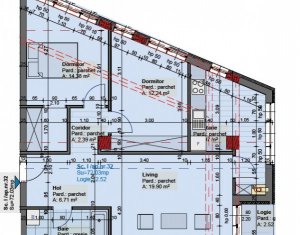 Lakás 3 szobák eladó on Cluj-napoca, Zóna Plopilor