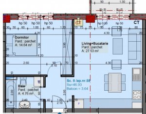 Lakás 2 szobák eladó on Cluj-napoca, Zóna Plopilor