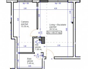 Lakás 2 szobák eladó on Floresti