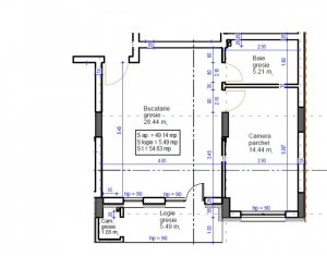 Lakás 2 szobák eladó on Floresti