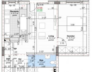 Lakás 2 szobák eladó on Floresti