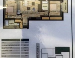 Lakás 3 szobák eladó on Floresti