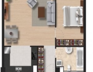 Lakás 2 szobák eladó on Cluj-napoca, Zóna Gheorgheni