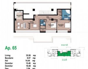 Appartement 3 chambres à vendre dans Cluj-napoca, zone Zorilor