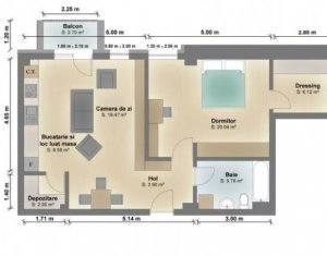 Lakás 2 szobák kiadó on Floresti