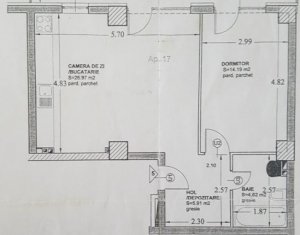 Lakás 2 szobák eladó on Cluj-napoca, Zóna Buna Ziua
