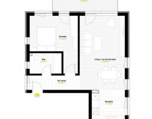 Lakás 2 szobák eladó on Cluj-napoca, Zóna Centru