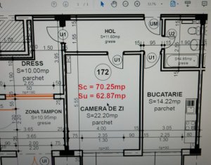 Lakás 2 szobák eladó on Cluj-napoca, Zóna Baciu