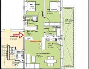 Lakás 3 szobák kiadó on Cluj-napoca