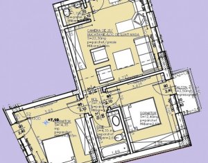 Lakás 3 szobák eladó on Cluj-napoca, Zóna Centru