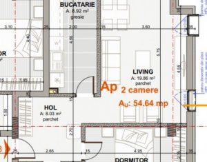 Lakás 2 szobák eladó on Cluj-napoca, Zóna Borhanci