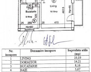 Lakás 2 szobák eladó on Cluj-napoca, Zóna Manastur