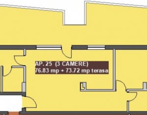 Lakás 3 szobák eladó on Floresti