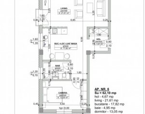 Lakás 2 szobák eladó on Cluj-napoca