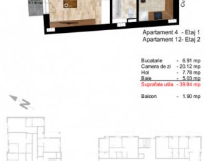 Lakás 1 szobák eladó on Cluj-napoca, Zóna Centru