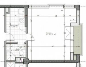 Lakás 1 szobák eladó on Cluj-napoca, Zóna Gheorgheni