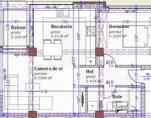 Lakás 2 szobák eladó on Cluj-napoca, Zóna Baciu