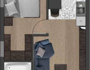 , 40m2 on Cluj-napoca, Zóna Marasti