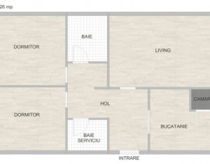 Lakás 3 szobák eladó on Cluj-napoca, Zóna Marasti