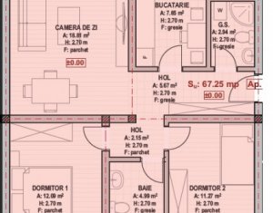 Lakás 3 szobák eladó on Floresti