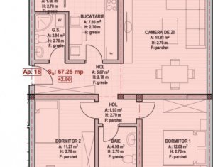 Lakás 3 szobák eladó on Floresti