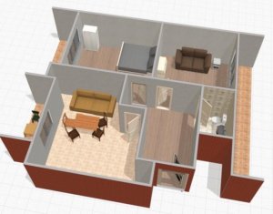 Lakás 2 szobák eladó on Cluj-napoca, Zóna Apahida